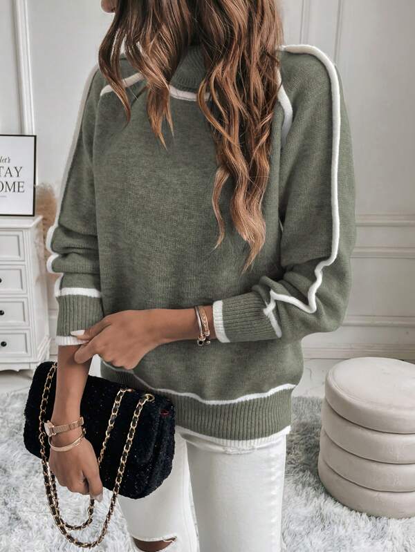 Isabella | Olive green jumper