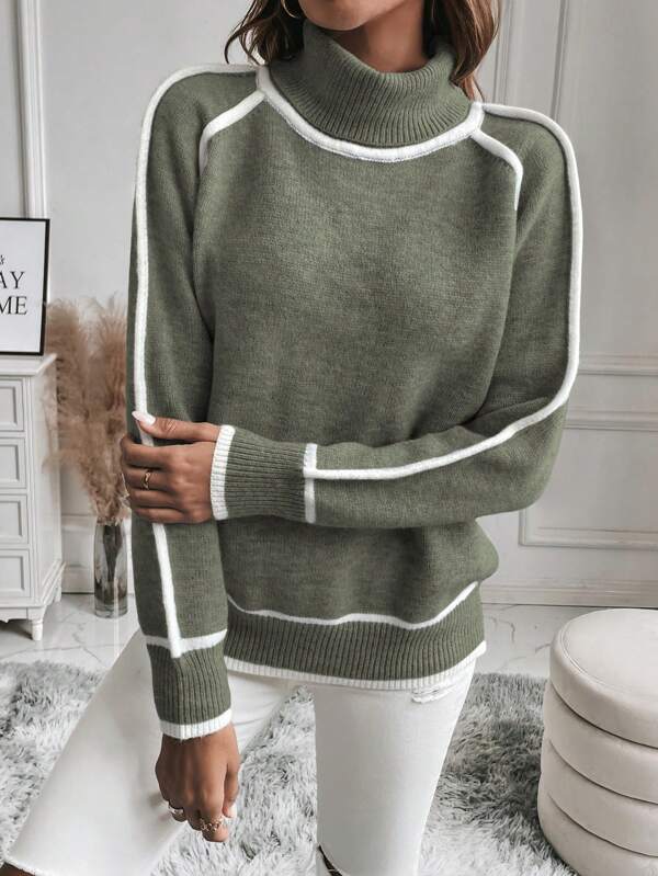 Isabella | Olive green jumper