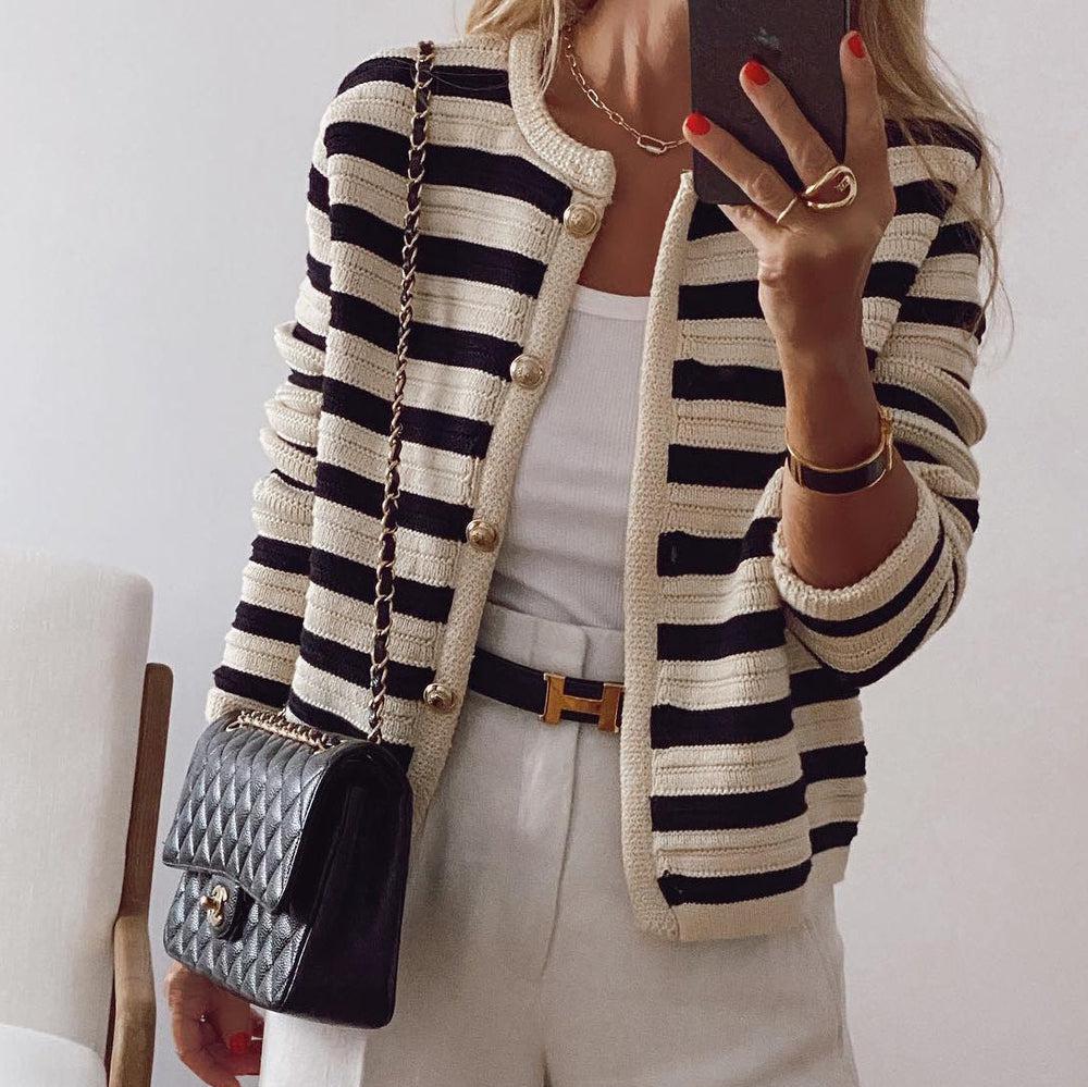 Valerie | Striped cardigan