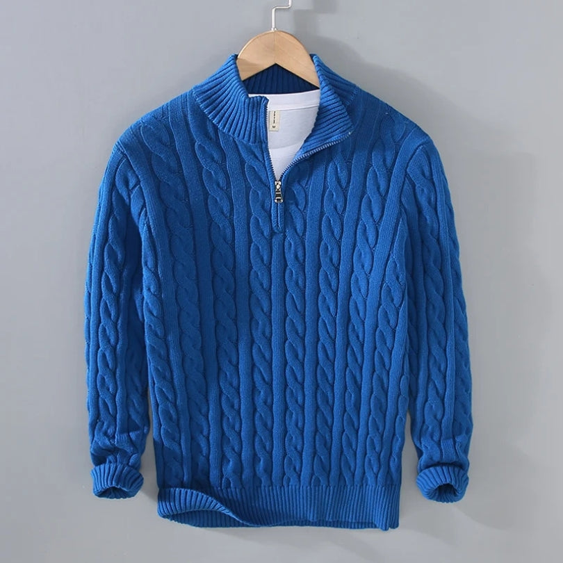 Tedd | Men's Premium Quarter Zip Sweater