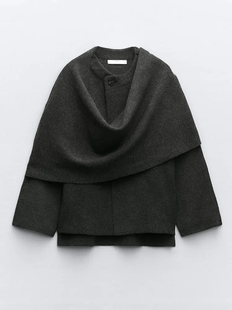 Naomy | Elegant Scarf Coat