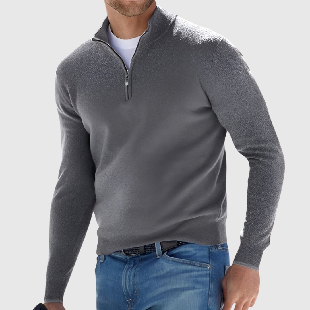 Dane | Zip-Up Pullover For Men