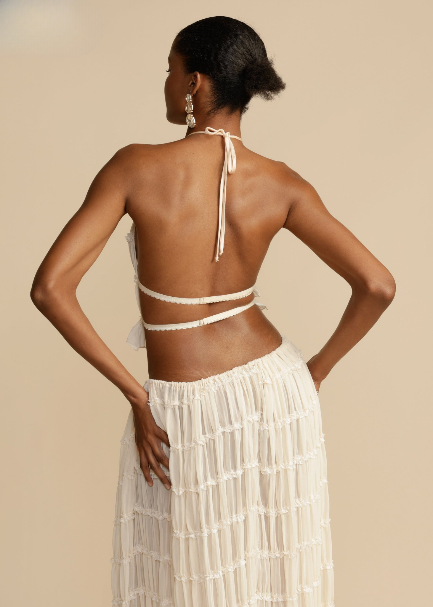 Olivia | Set with halter top and skirt