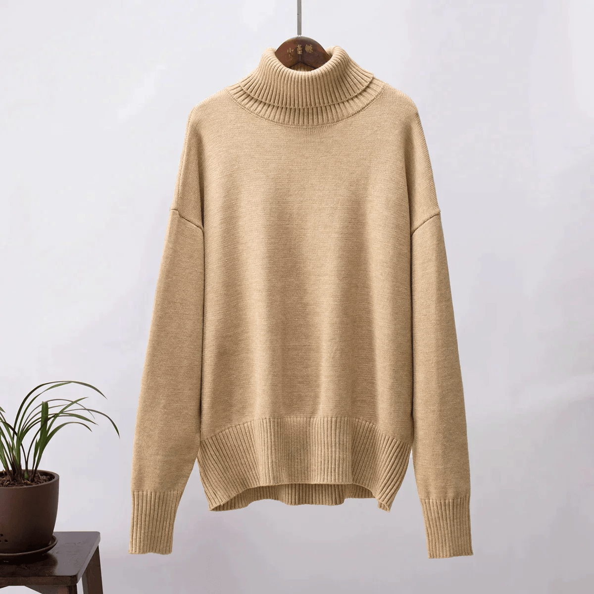 Ally | Oversized Turtleneck Sweater